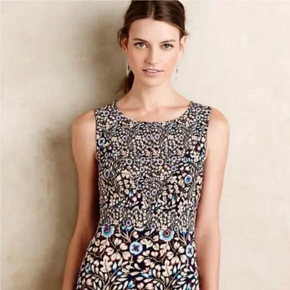 Anthropologie Maeve Brindille sleeveless shift dress - Picture 2 of 10